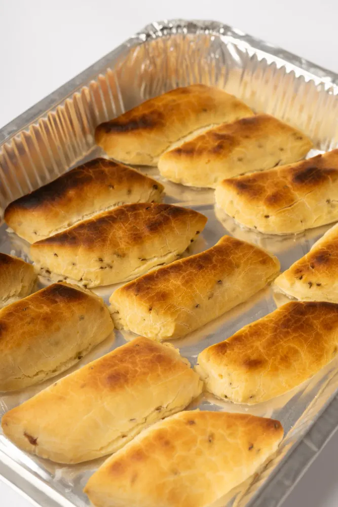 Chipas caseras con queso de bufala 12 unid