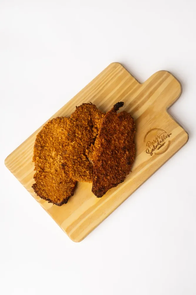 Milanesa de carne sin gluten