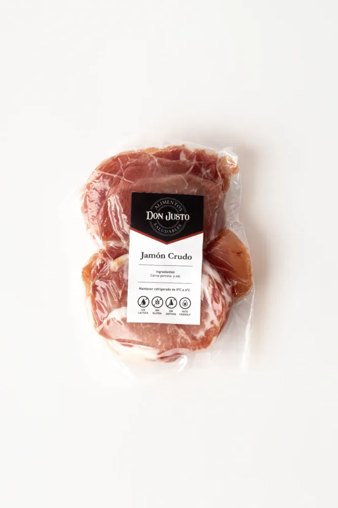 Jamon Crudo Sin Conservantes - paquetes de 300 gr aprox
