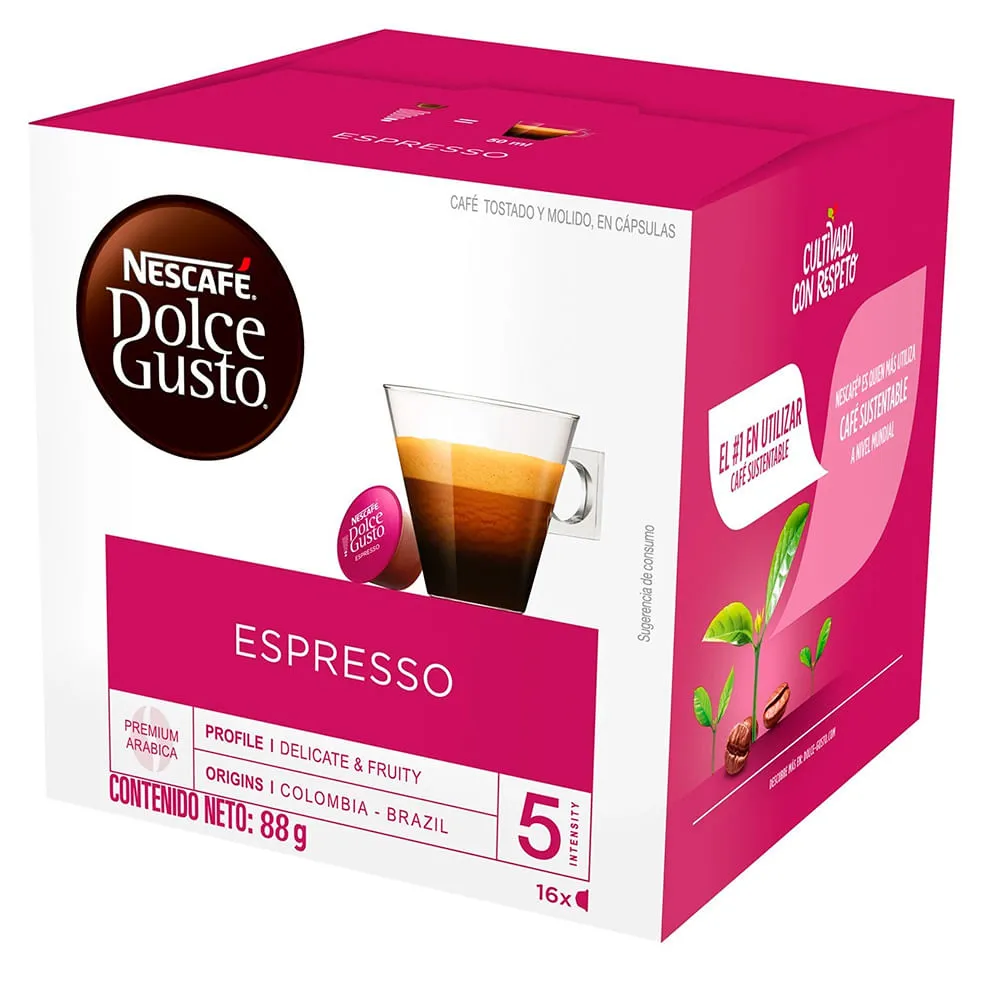 Capsulas de café -DolcceGusto ESPRESSO 10 unid