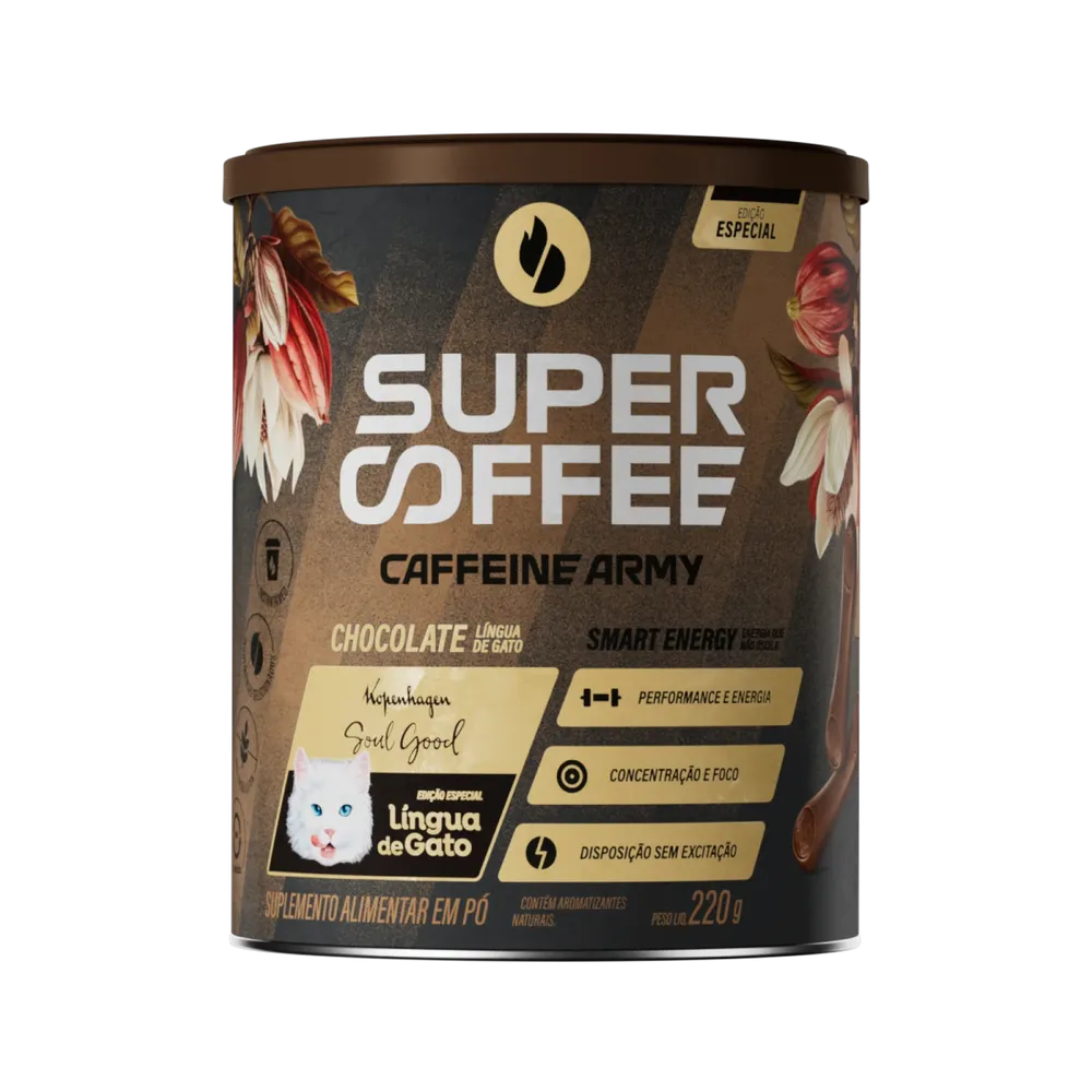 Super Coffee Chocolate Lingua de Gato 220 Gr